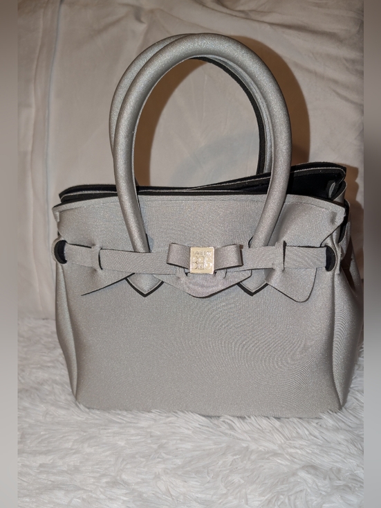 Save My Bag Handbags - SAVE MY BAG HANDBAG GRAY EUC